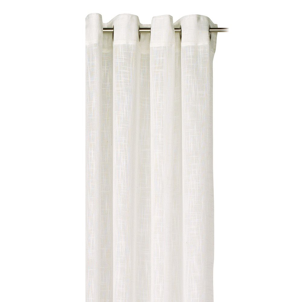 Marble white curtain with grommets